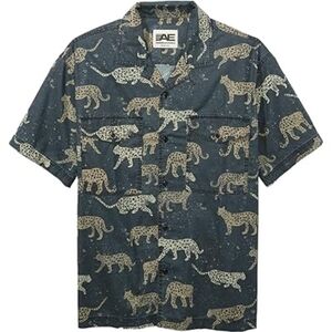 American Eagle Outfitters Graphic Leopard Print Sleeve Shirt Size XL Extra Large